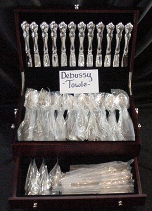 Debussy by Towle Sterling Silver Flatware Set Service