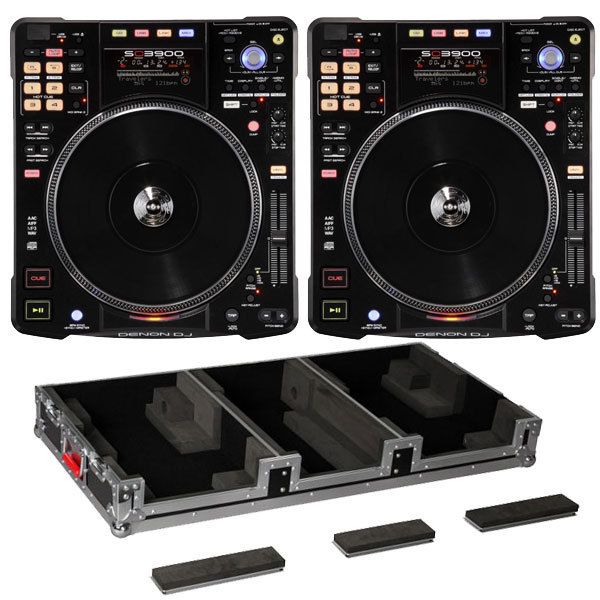 Denon DJ DN SC3900 Digital Media Controller Pair w G Tour COF LGCD10