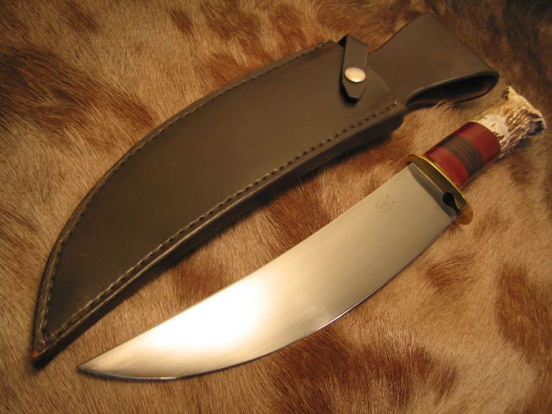 Dennis Riley Custom Scagel Style Camp Knife Mint