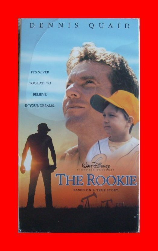   Sealed Disney THE ROOKIE VHS Movie Video Tape DENNIS QUAID Baseball