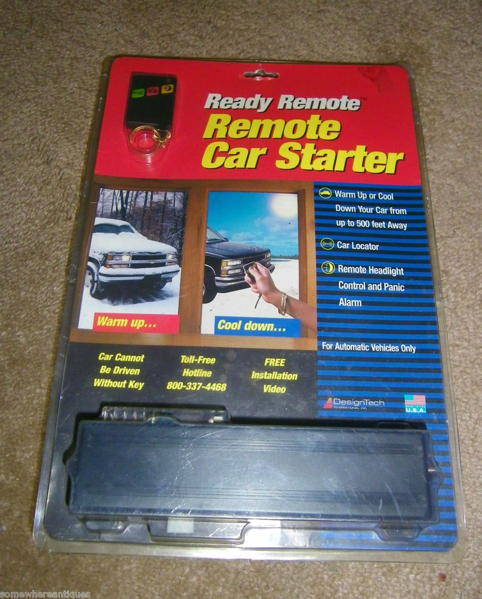 DesignTech Ready Remote Car Starter Automatic Vehicles Only Model