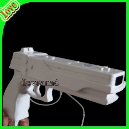 2x Pistol Light Gun for Nintendo Wii Remote Shooting Game