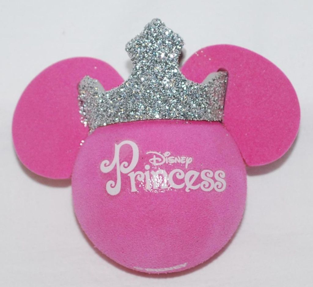 Disney Mickey Princess Pink Silver Crown Car Antenna Topper NEW