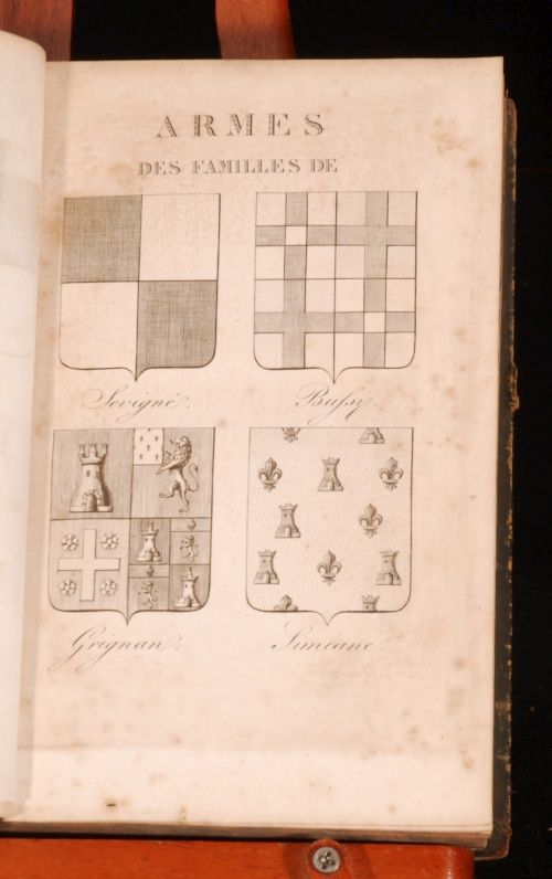 1818 Lettres de Madame de Sévigné in French Portraits First Edition