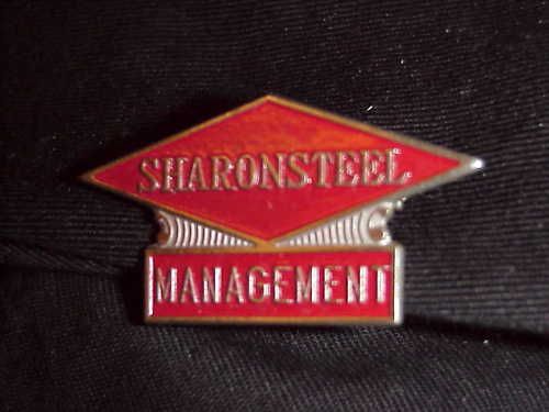 Sharon Steel Management Badge Whitehead Hoag Old PA