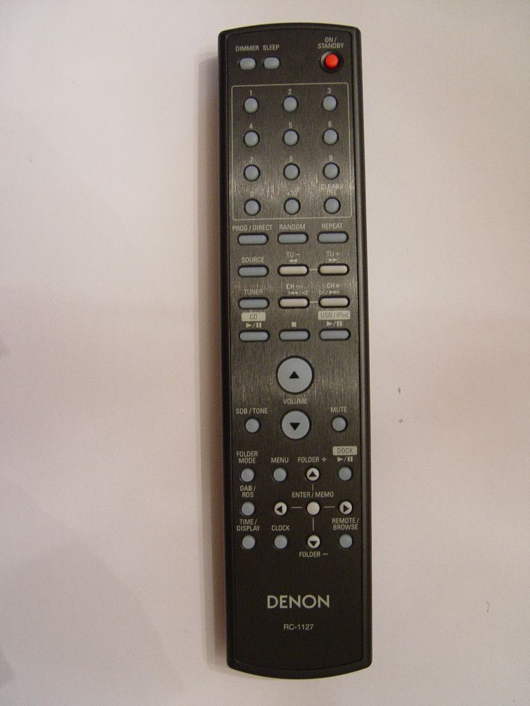 Denon RC 1127 Remote Control Part 943307007900D