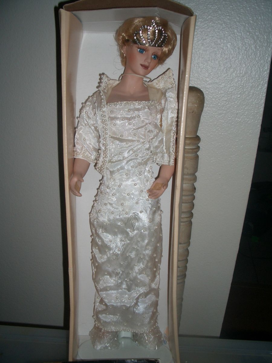 Collectible Ashley Belle Princess Diana Doll in Pearl Dress