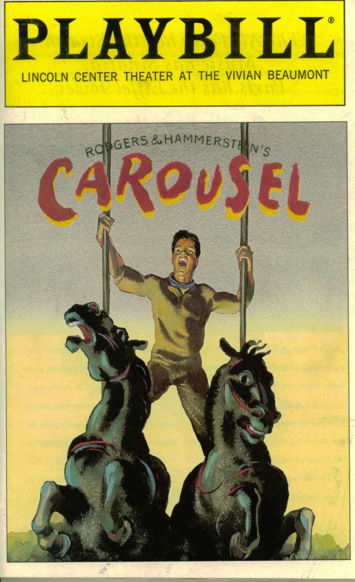 Carousel Broadway Playbill James Barbour Taye Diggs