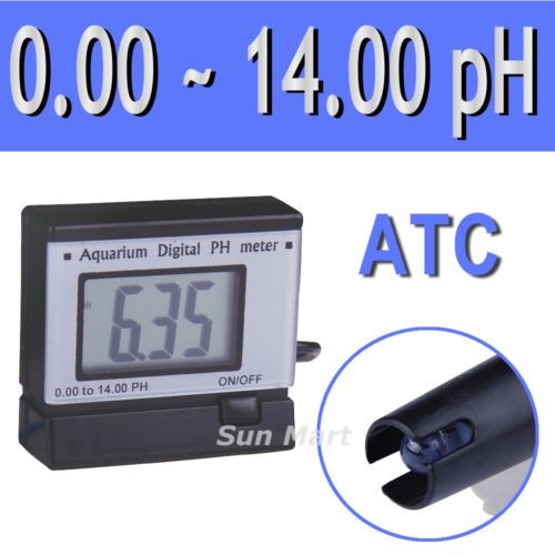 Digital Ph Meter Tester Monitor Hydroponics Aquarium