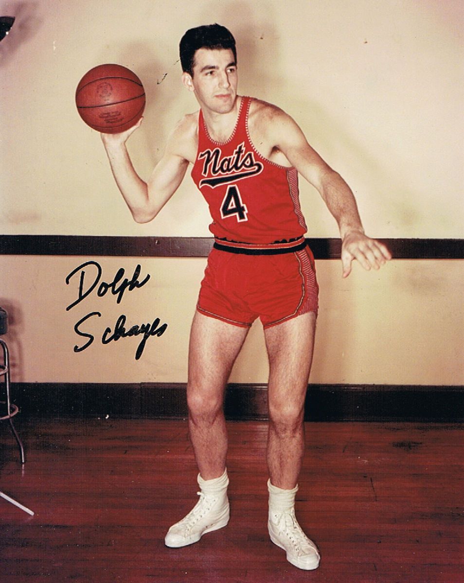 Dolph Schayes NBA HOFER 8 x 10 Authentic Autograph OBTAINED in Person