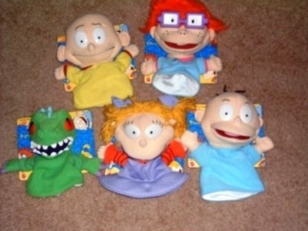 Rugrats Plush Doll Tommy Angelica Reptar Chuckie Dill
