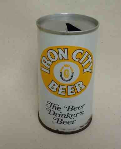  Steelers 1975 Super Bowl Champion Beer Can Iron City John Fuqua