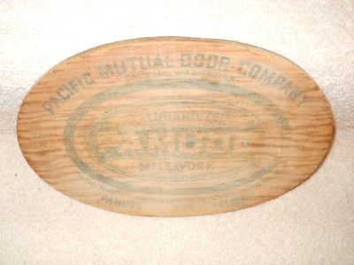 Vintage Wood Advertising Sign/Cake Board Cutting Board~PAMUDO