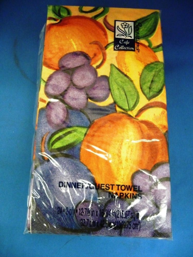 24 Tuscan Fruit Dinner Guest Towel Paper Napkins 41054