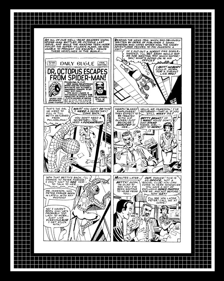 Steve Ditko Spider Man 12 RARE Production Art PG 2