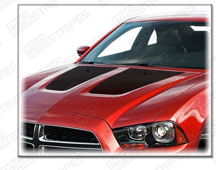 Dodge Charger 2011 Hood Blackout Stripe Decals Styles
