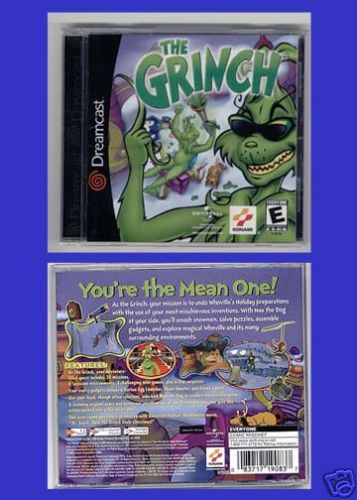 The Grinch Dreamcast Game Gently Used Rated E 083717190837