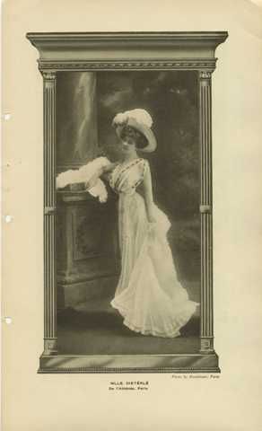 1908 Mlle Dieterle 7x12 Photo by Reutlinger Myrtle