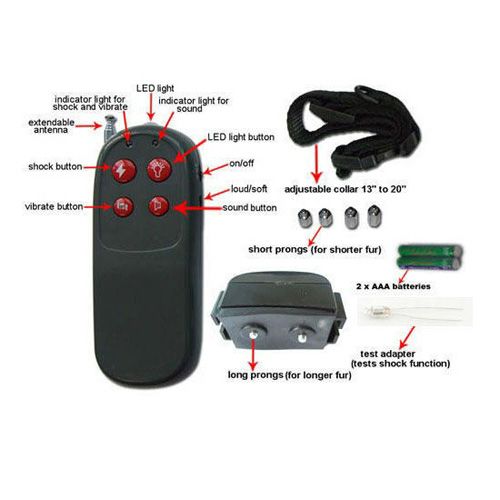 Training Collar Remote Pet Training Vibra Electric Shock Collar CE Dog