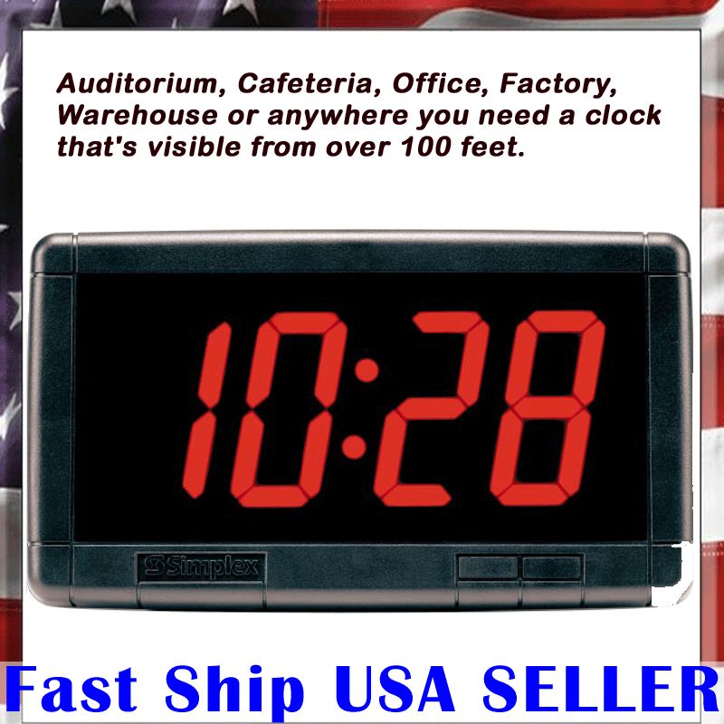 Simplex Celestra 2000 Digital Clock Plus Bonus Mounting Bracket