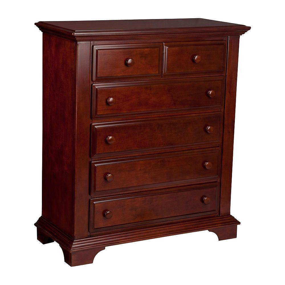 Simmons Renaissance 5 Drawer Dresser Espresso Latte