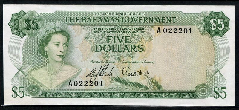 Bahamas1965,10Dollars,P20a,OUNC$200(334)F