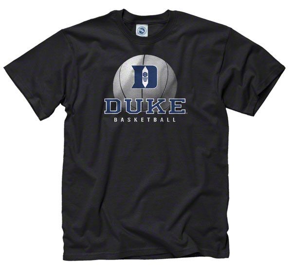 Duke Blue Devils Black Spirit Basketball T Shirt