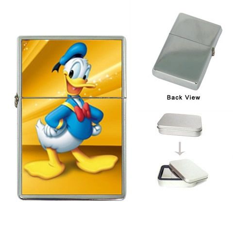 Donald Duck cartoon Disney character Comics custom FLIP TOP LIGHTER