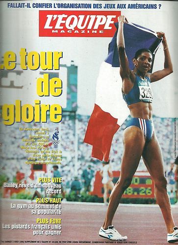 Equipe N°750 Jo Atlanta MJ Perec Donovan Bailey