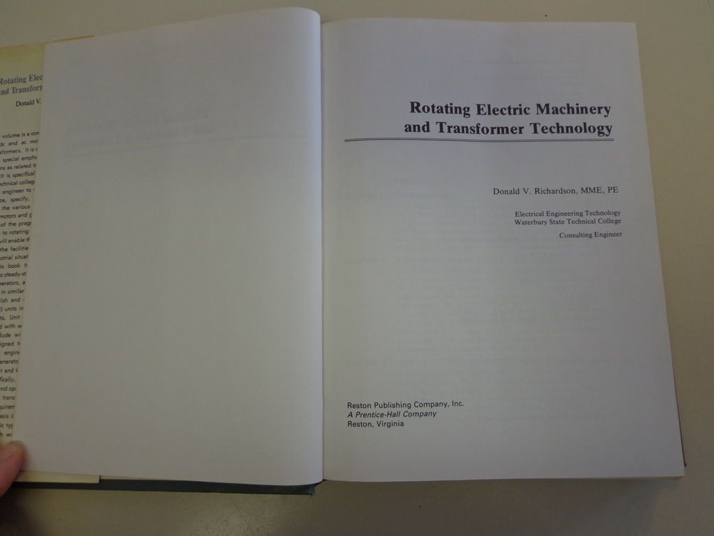 rotating electric machinery and transformer technology by donald v