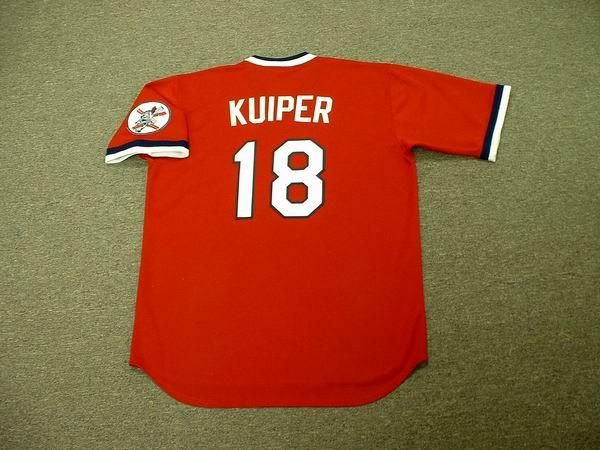 Duane Kuiper Indians 1975 Throwback Jersey Large