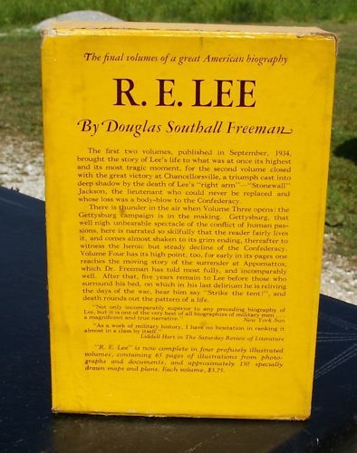 Lee by Douglas Southall Freeman HB Vol 3 4 1935