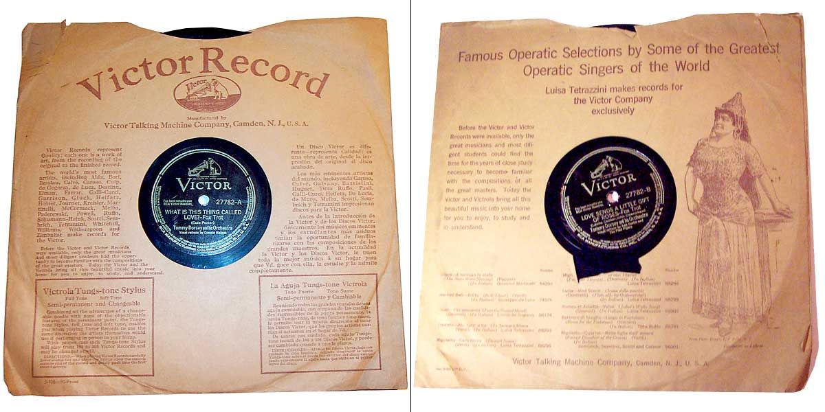 WHAT IS THIS THING CALLED LOVE / Tommy Dorsey 1941 Victor #27782