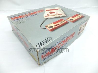 Nintendo Famicom Console System HVC 001 Box Super Mario Brothers 1 3