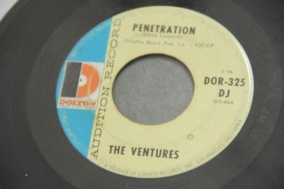 The Ventures Wild Thing Penetration Dolton 325 Promo 45