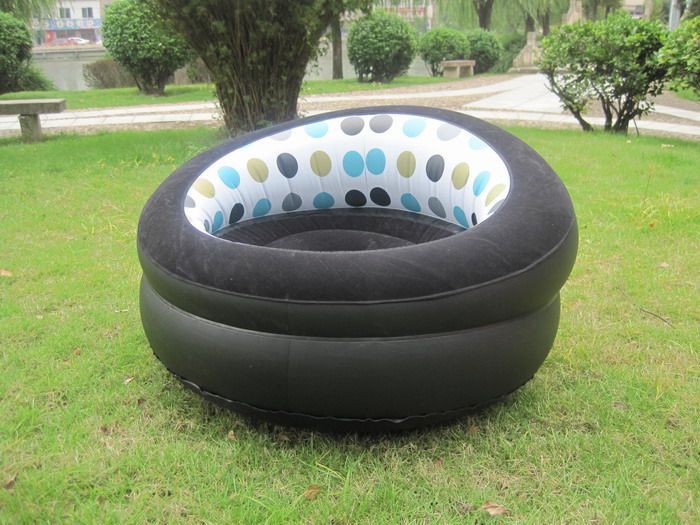 Home Garden Inflatable Sofa Single Lounge Dorm Seat Cafe Chair New