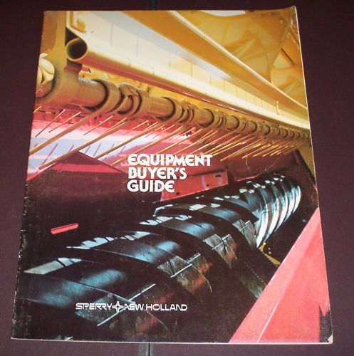  Sperry New Holland Equipment Buyers Guide 32 Pages