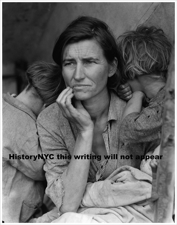 1936 Migrant Mother Dorothea Lange Pea Picker Photo