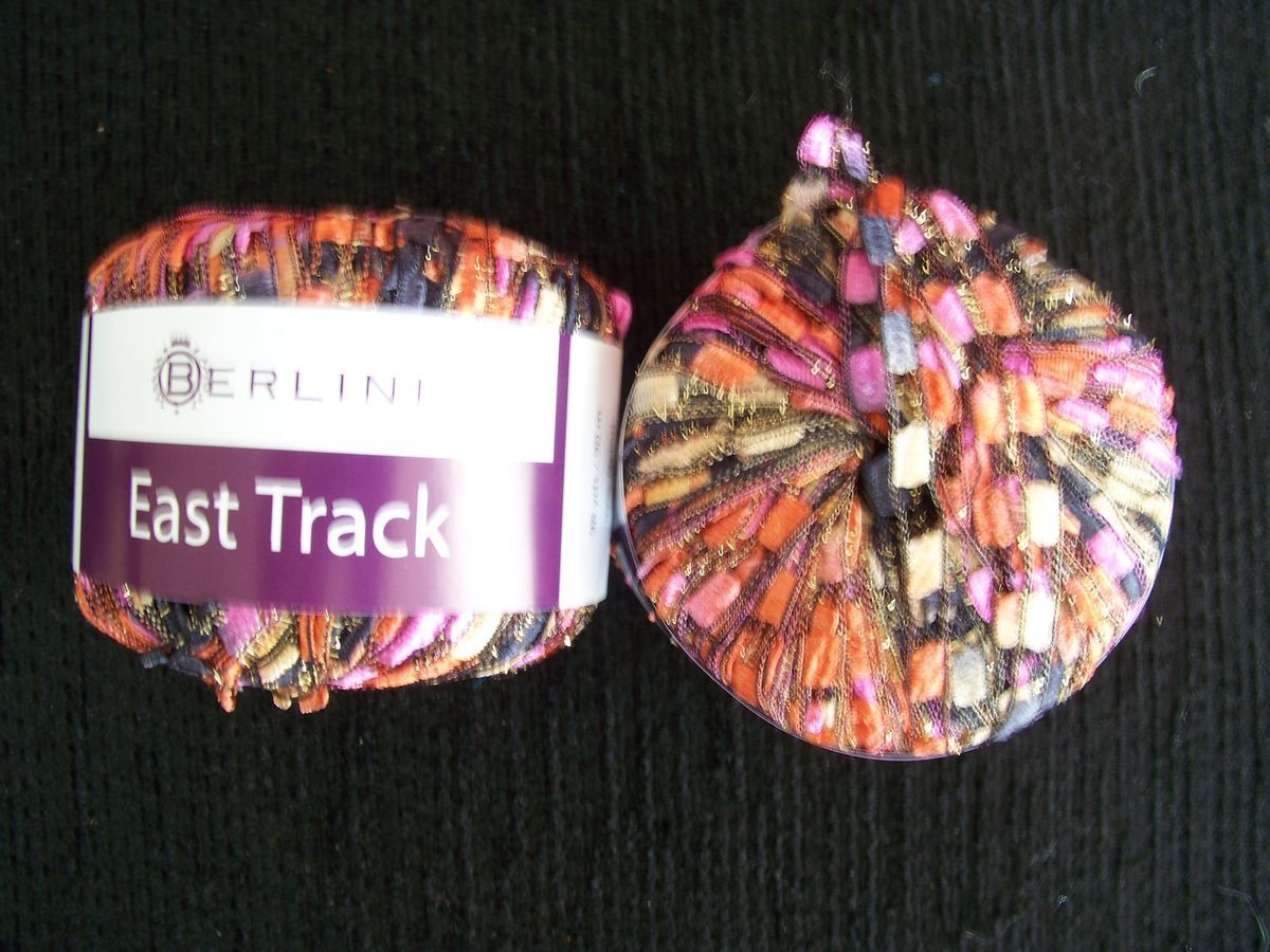 Berlini East Track Sparkly Ladder Yarn Vegas Lot of 2