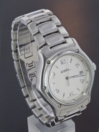 Ebel 1911 Silver Dial Stainless Steel Mens Watch
