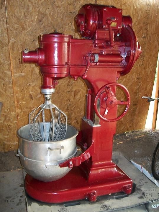 80 Qt Quart Hobart Dough Mixer for Antique Collectors