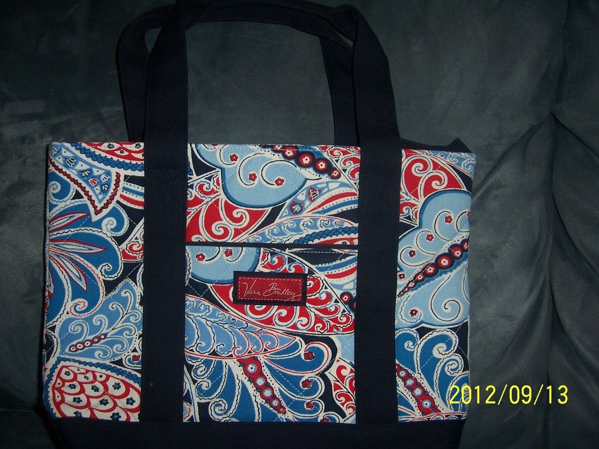 Vera Bradley Ed Seaside Nautical Skipper Tote Handbag New Without