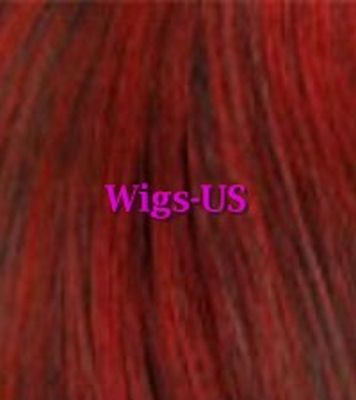 Black Dark Red Burgundy Chin Length Bob Skin Part Wig