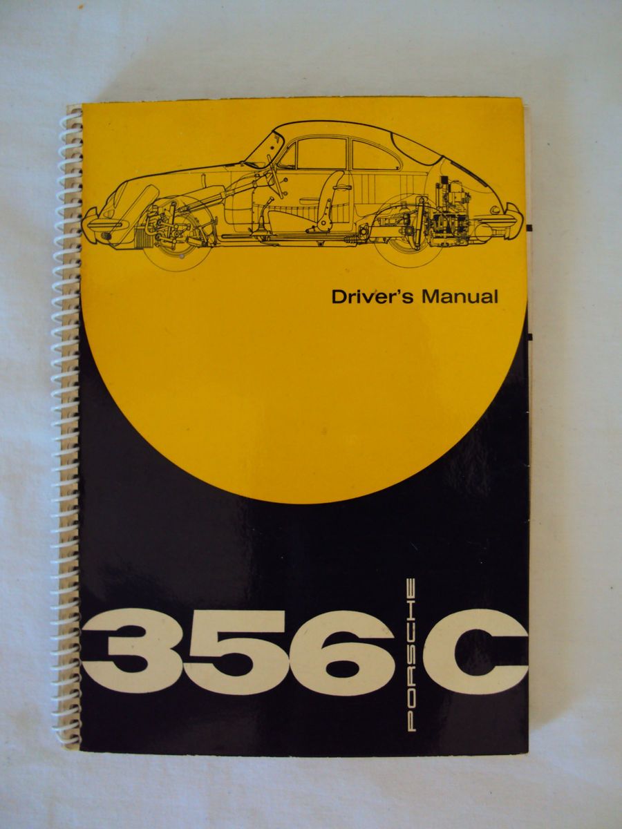 Porsche 356C Drivers Manual Original