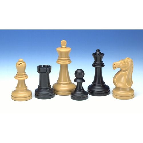 Drueke Deluxe 3 75 Weighted Plastic Chessmen 832 97