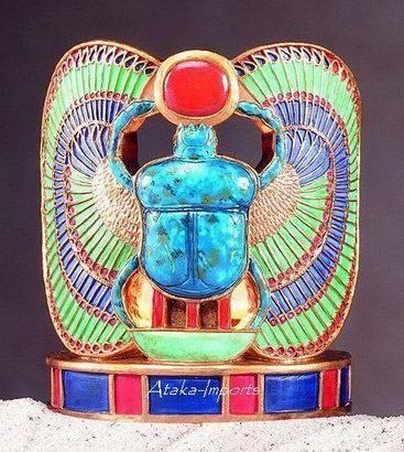 Egyptian Scarab Candle Votive Holder Ancient Egypt Save