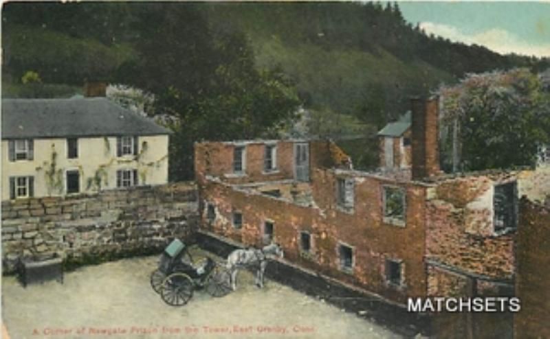 EAST GRANBY, CT Corner of Newgate Prison from Tower POSTCARD