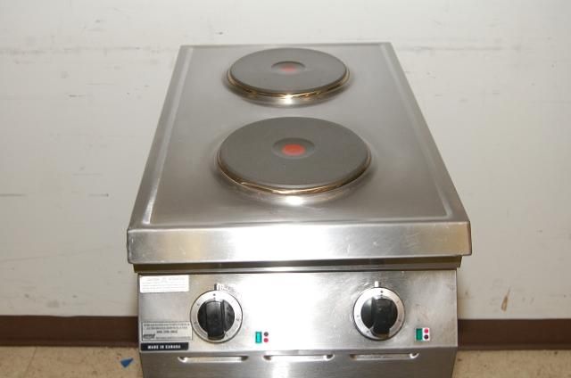 Garland Electric 2 Burner Countertop Range on Stand Ed 15