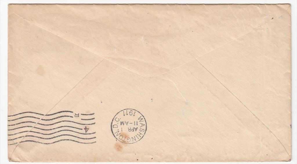 North Brookfield MA 1911 Box Cancel on Cover