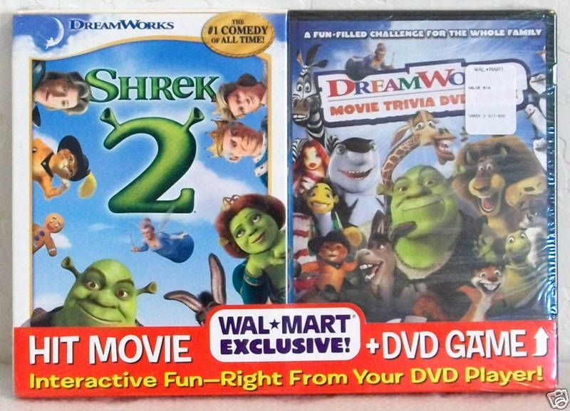 Shrek 2 DVD Dream Works Movie Trivia DVD Game FreShip